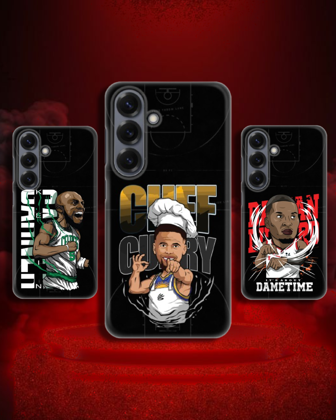 📱 NBA CARTOON SAMSUNG CASES