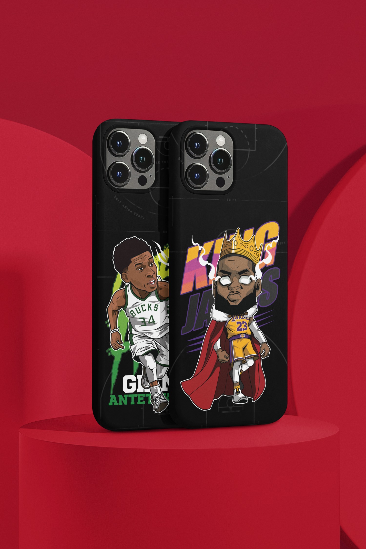 📱 NBA CARTOON iPHONE CASES